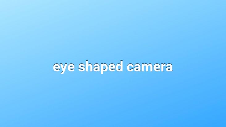 eye shaped camera