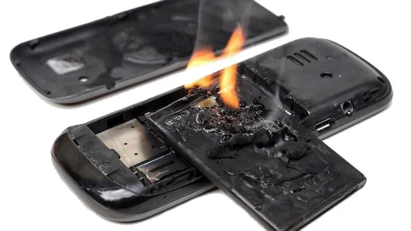 Exploding Phone Battery