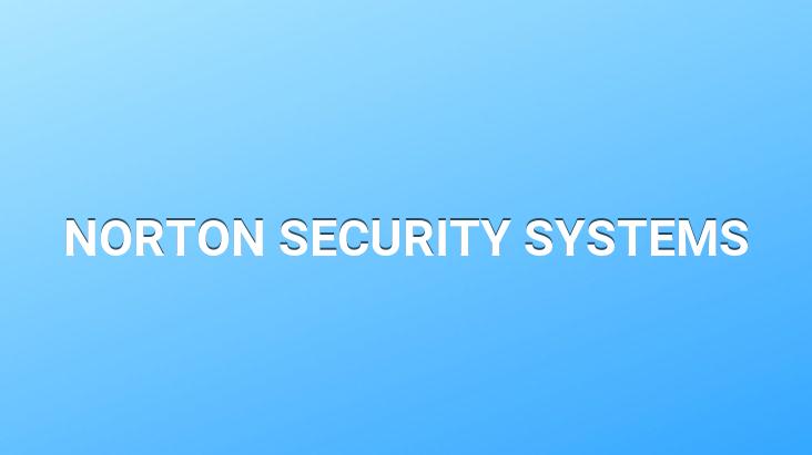 NORTON SECURITY SYSTEMS