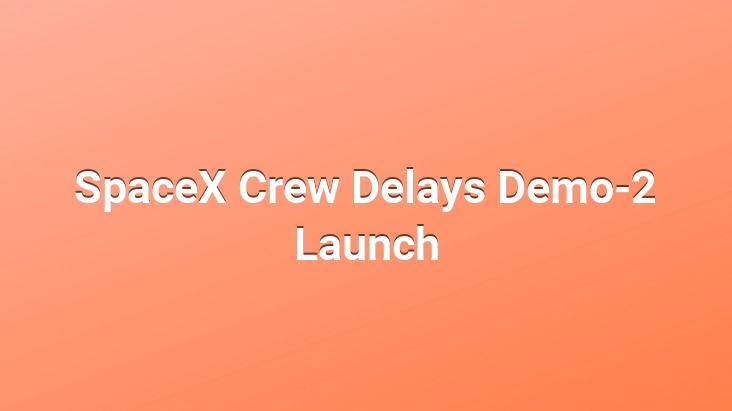 SpaceX Crew Delays Demo-2 Launch