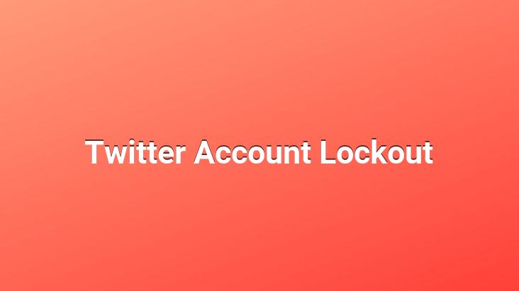 Twitter Account Lockout