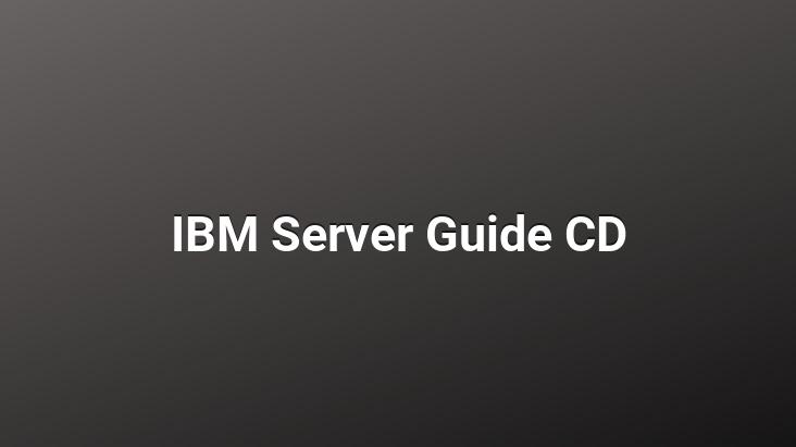 IBM Server Guide CD