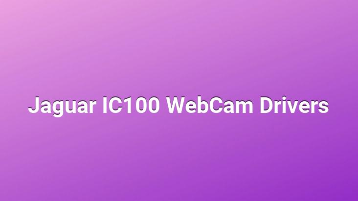 Jaguar IC100 WebCam Drivers