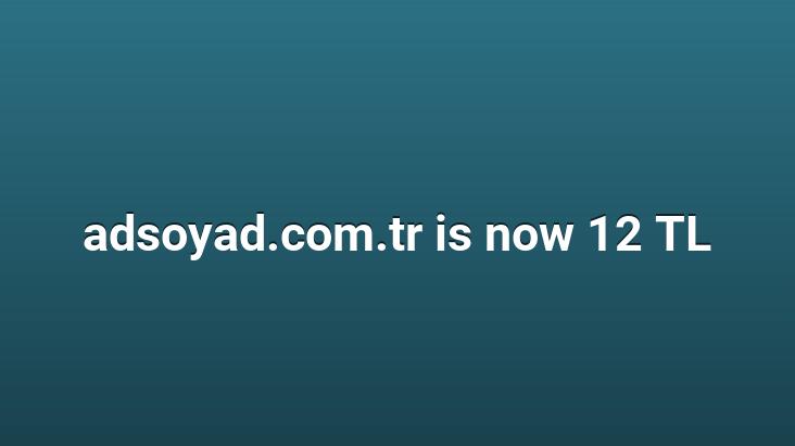 adsoyad.com.tr is now 12 TL